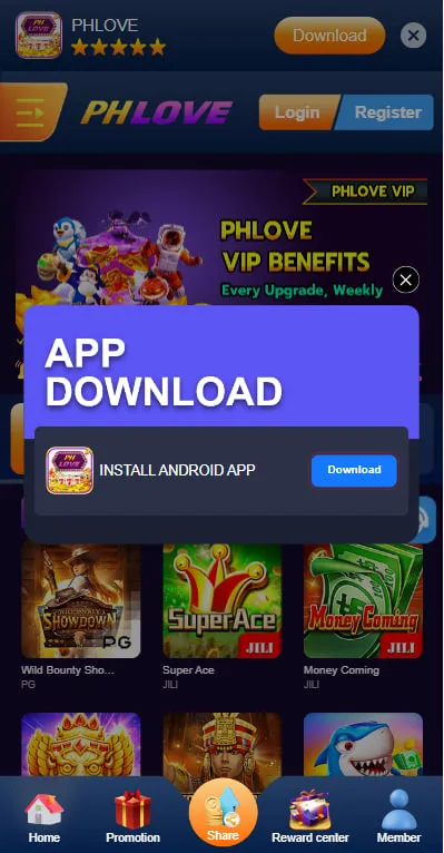 Steps to download the Phlove app on iOS devices