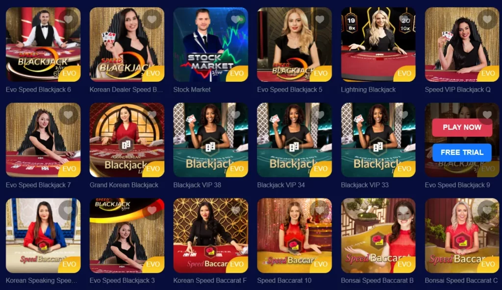 The global live casino adventure at Phlove
