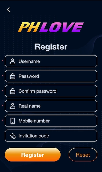 Step 2: Provide Account Registration Information in the Registration Form